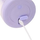 Ver imagem 4 de Mini Liquidificador Portatil Garrafa Shake Suco Juice Cup Usb Cor:lilás