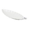 Travessa de Porcelana Branca Folha Borboletas 37x13,5cm Wolff - 1