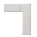 Ver imagem 1 de Guarnição para Janela Integrada Alumínio 5cm x 5,1cm x 1,50m