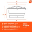 Ver imagem 3 de Caixa D'água 3.000l Fortlev