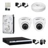 KIT DVR Intelbras Full HD + 2 Câmeras VHD 3220 D G4 + HD +Acessórios - 2 TB Seagate - 1