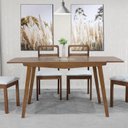 Ver imagem 2 de Mesa Elástica Tampo de Madeira 76cm X 113cm Izza