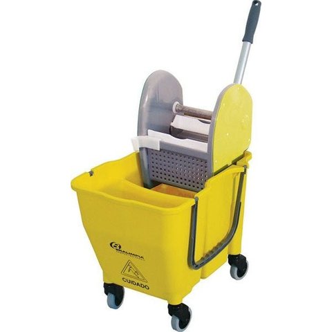 Balde Espremedor de 30 Litros Bralimpia - Amarelo - Amarelo