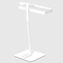 Ver imagem 3 de Porta Toalha Lavabo de Bancada Suporte Para Toalha Oslo:Branco