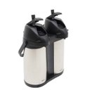 Ver imagem 3 de Garrafa Térmica Total Inox Airpot 3,8 Litros Dupla Café Chá Leite - Mor