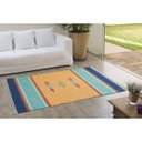 Ver imagem 1 de Tapete Kilim - 1,40m X 2,00m - 100% Algodão - Desenho 003 - Niazitex