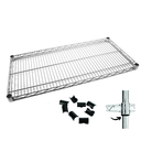 Ver imagem 5 de Kit Prateleira Avulsa para Estante Aço Aramado Membrs Mark 121x45