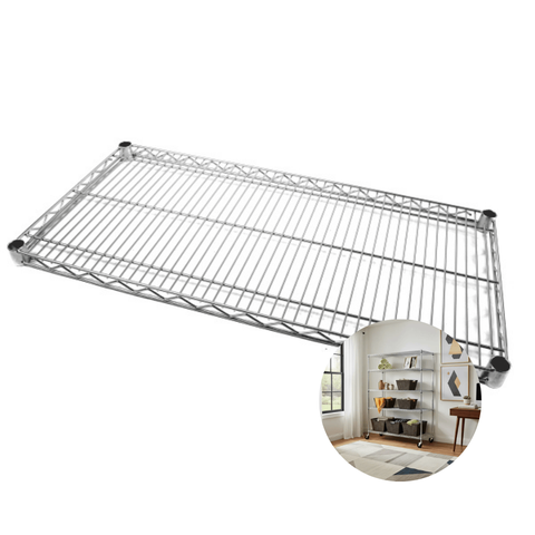 Kit Prateleira Avulsa para Estante Aço Aramado Membrs Mark 121x45