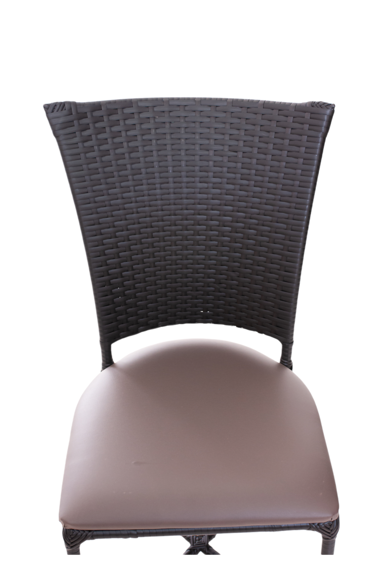 Cadeiras Estofadas Mesa Jantar de Fibra Sintetica:marrom - 5