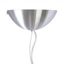 Ver imagem 2 de Pendente Trio Aluminio+Vidro Triangular Fosco E-27 1 Lâmpada Max 60W Amarelo