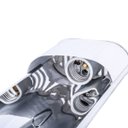 Ver imagem 3 de Luminária Mini Elite 47cm com Aletas E-27 2 Lâmpada Eletr. Branca