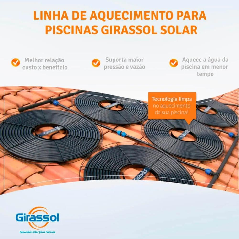 Aquecedor Solar Piscinas até 8.000l - 2 Placas G1 - Girassol - 4