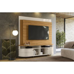 Home Theater Daytona para Tv até 65 Polegadas - Naturale/off White - Madetec