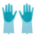 Ver imagem 1 de Luva Silicone Lava Louça Anti Térmica Azul