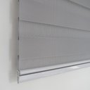 Ver imagem 7 de Persiana Rolo Double Vision Zebra 220larg x 220alt Cinza com bando - Sala/ Escritório/Quarto/Sacada