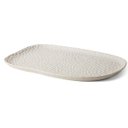 Ver imagem 1 de Bandeja Oval em Cerãmica Branca com Textura - Mart