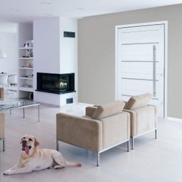 Kit Porta Pivotante com Friso Alumínio 244 x 146cm Sasazaki - 4 Kit Porta Pivotante com Friso Alumínio 244 x 146cm Sasazaki - 4