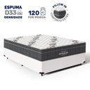 Ver imagem 3 de Cama Box com Colchão de Espuma D33 Ortobom Airtech Ortopillow 100 Casal 138cm