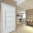 Ver imagem 1 de Kit Porta Pivotante com Friso Alumínio 224 x 126cm Sasazaki