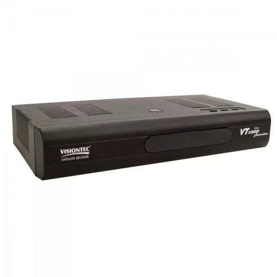 Receptor Analogico Vt1000 Slim Pt com Controle Remoto Visiontec