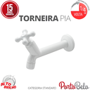 Ver imagem 2 de Torneira para Pia Modelo Parede Tam. 15cm Linha Porto Belo Bitola 1/2'' e 3/4'' Abs Cor Branco Durín