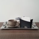 Ver imagem 6 de Kit 30 Suportes Porta Guardanapos De Papel Para Mesa Uz Preto