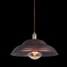 Lustre Pendente Luminária para Área Externa Churrasco Metal Café 39CM - 3