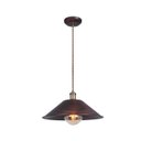 Ver imagem 1 de Lustre Pendente Luminária para Área Externa Churrasco Metal Café 15CM
