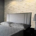 Ver imagem 2 de Cabeceira Casal Cama Box Siena Double Corino Branco 140 X 60 RBL