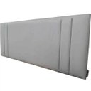 Ver imagem 1 de Cabeceira Casal Cama Box Siena Double Corino Branco 140 X 60 RBL