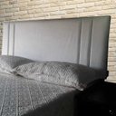 Ver imagem 4 de Cabeceira Casal Cama Box Siena Double Corino Branco 140 X 60 RBL