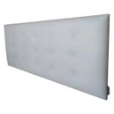 Ver imagem 3 de Cabeceira Cama Box Solteiro Botonê 15 Corino Branco 90 X 60 RBL