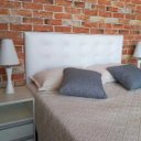 Ver imagem 2 de Cabeceira Cama Box Solteiro Botonê 15 Corino Branco 90 X 60 RBL