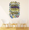 Ver imagem 1 de Adesivo de Parede Cantinho do Café Sticker Colorido
