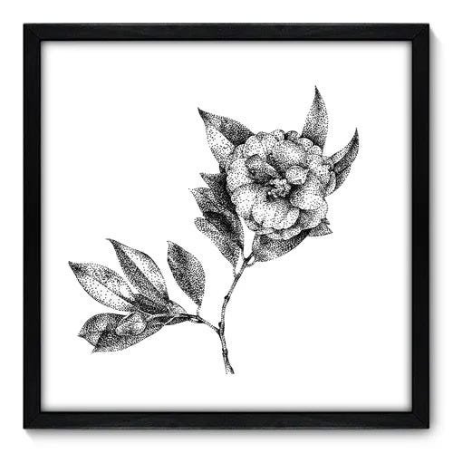 Quadro Decorativo - Flor - 50cm x 50cm - 017qnfcp - 1