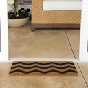Ver imagem 1 de Capacho Retangular Fibra de Coco Base Pvc 70x33cm - Komeco Zig Zag