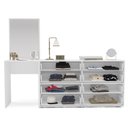 Ver imagem 4 de Cômoda Penteadeira 8 Gavetas com Espelho Porto