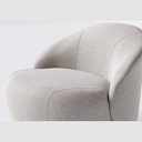 Ver imagem 6 de Poltrona Mônaco com Base Giratória em Linho Off White - Home Mobily