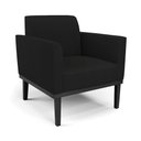 Ver mais imagens de Sofá Namoradeira com 2 Poltronas Base de Madeira Fixa Preto Marisa Linho Preto A79 D03 - D'Rossi