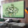 Quadro Decorativo Van Gogh Vaso com rosas:150x100/DOURADA - 2