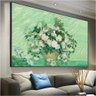 Quadro Decorativo Van Gogh Vaso com rosas:150x100/DOURADA - 4