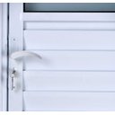 Ver imagem 3 de Porta de Alumínio Basculante Cor Branco 210 x 70 Esquerda Vidro Mini Boreal Linha All Soft
