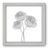 Quadro Decorativo - Flores - 22cm x 22cm - 027qnfab - 1