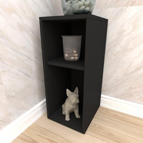 Mesa de Canto Preto Preta Mesinha Auxiliar de Sofa Sala Mesa Lateral Cama