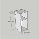 Ver imagem 4 de Mesa de Canto Preto Preta Mesinha Auxiliar de Sofa Sala Mesa Lateral Cama