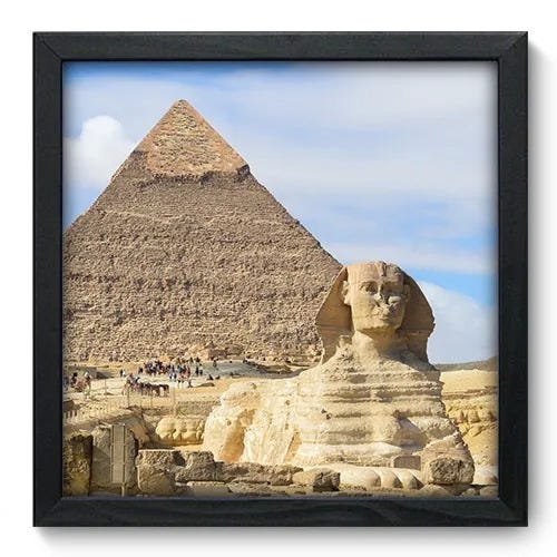 Quadro Decorativo - Esfinge - 33cm x 33cm - 026qnmbp - 1