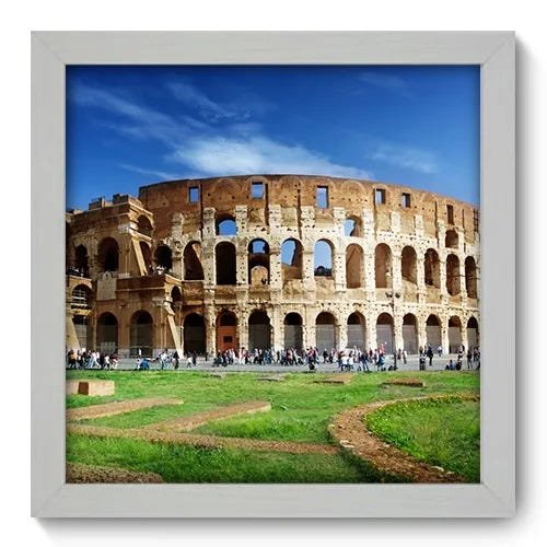 Quadro Decorativo - Coliseu - 22cm x 22cm - 021qnmab - 1