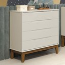 Ver imagem 2 de Cômoda Gaveteiro Classic Elfe Areia Acetinado Amadeirado - Reller
