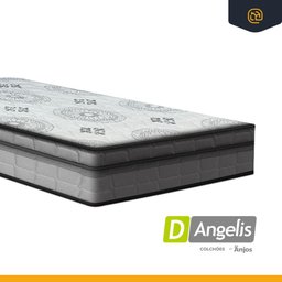 Cama Box Baú com Colchão Espuma D33 Pillow In Anjos Ortosleep + Auxiliar Unique Solteiro 88cm - 6