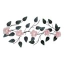 Ver imagem 1 de Enfeite de Parede Decorativo Todo de Ferro 5 Rosas:rosa